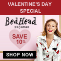 Say Happy Valentine's Day with heart-warming, cozy Pajamas from BedheadPJs.com. Plus SAVE 10% of regular priced items with promo code LOVE10 until 02/14/13.- 125x125