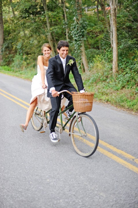 bride-groom-bike-green-eco-friendly-wedding-transportation-kate-headley bride groom bike green eco friendly wedding transportation kate headley