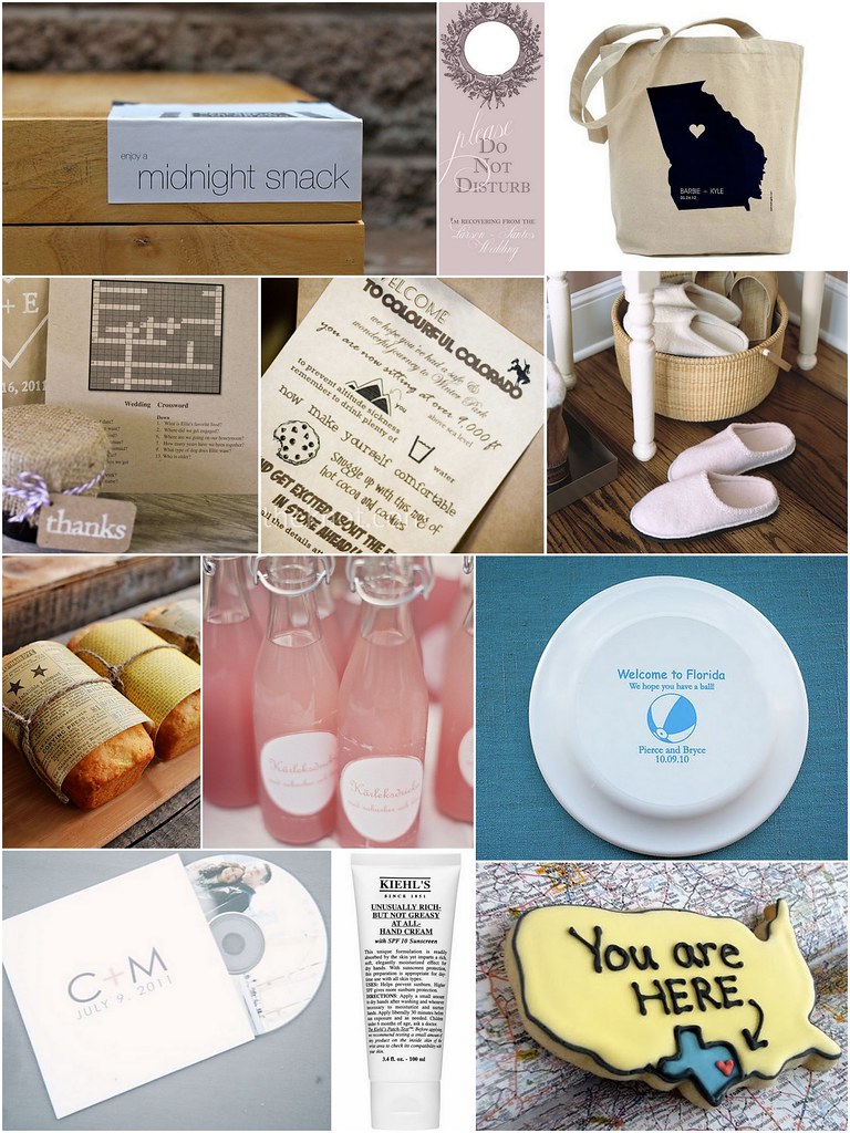 out of town wedding guest gift bag ideas