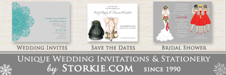 Unique Wedding Invitations from Storkie