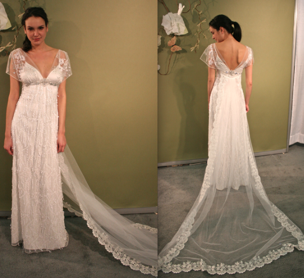 Claire Pettibone Simple and traditional gown